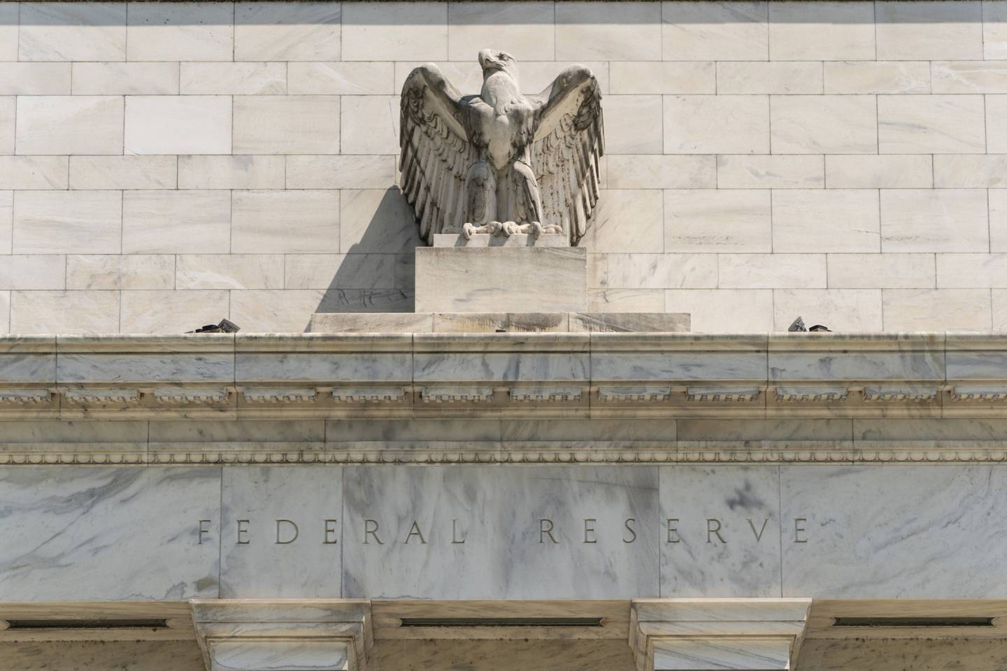 The Marriner S. Eccles Federal Reserve building in Washington, D.C., US, on Sunday, May 22, 2022. The Fed raised interest rates by 50 basis points earlier this month and the chairman indicated it was on track to make similar-sized moves at its meetings in June and July.