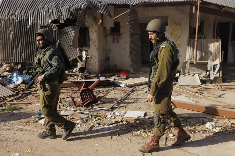 Destruido el kibbutz israelí de Kfar Aza tras el ataque de Hamásdfd