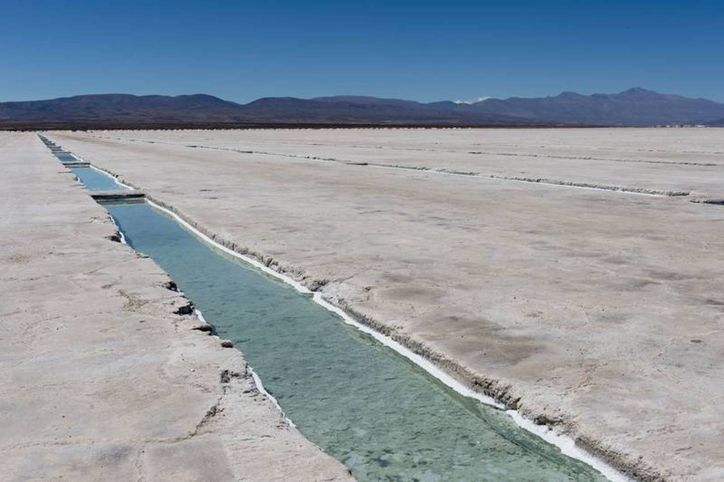 The so-called 'lithium triangle', formed by Argentina, Bolivia and Chile, is the world's largest reserve of the mineral. (Wolfgang Kaehler/Getty Images via Bloomberg)