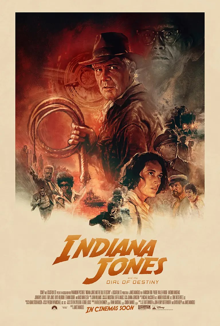 Poster for Indiana Jones, Dial of Destiny filmdfd