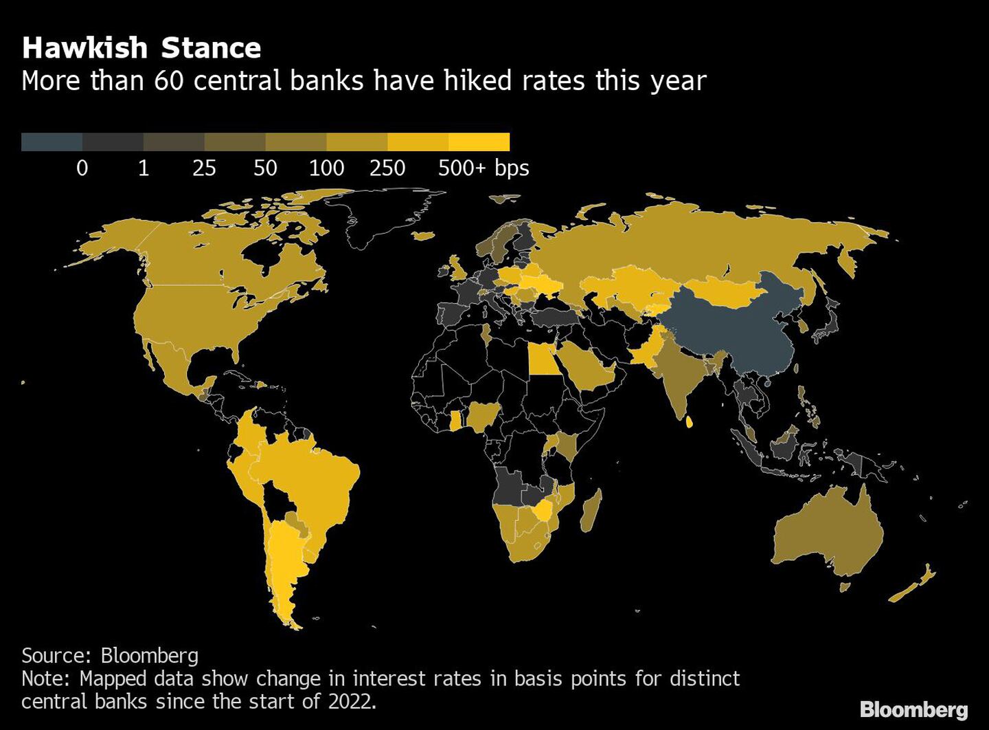 Hawkish Stance  | More than 60 central banks have hiked rates this yeardfd