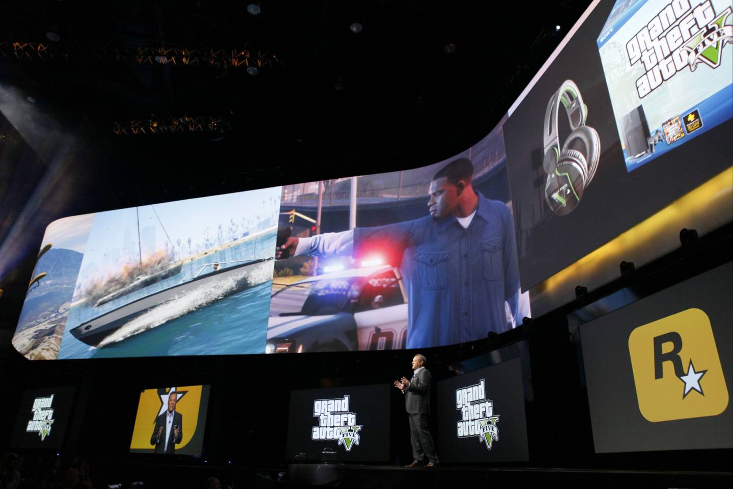 Jack Tretton habla del GTA V durante una conferencia E3