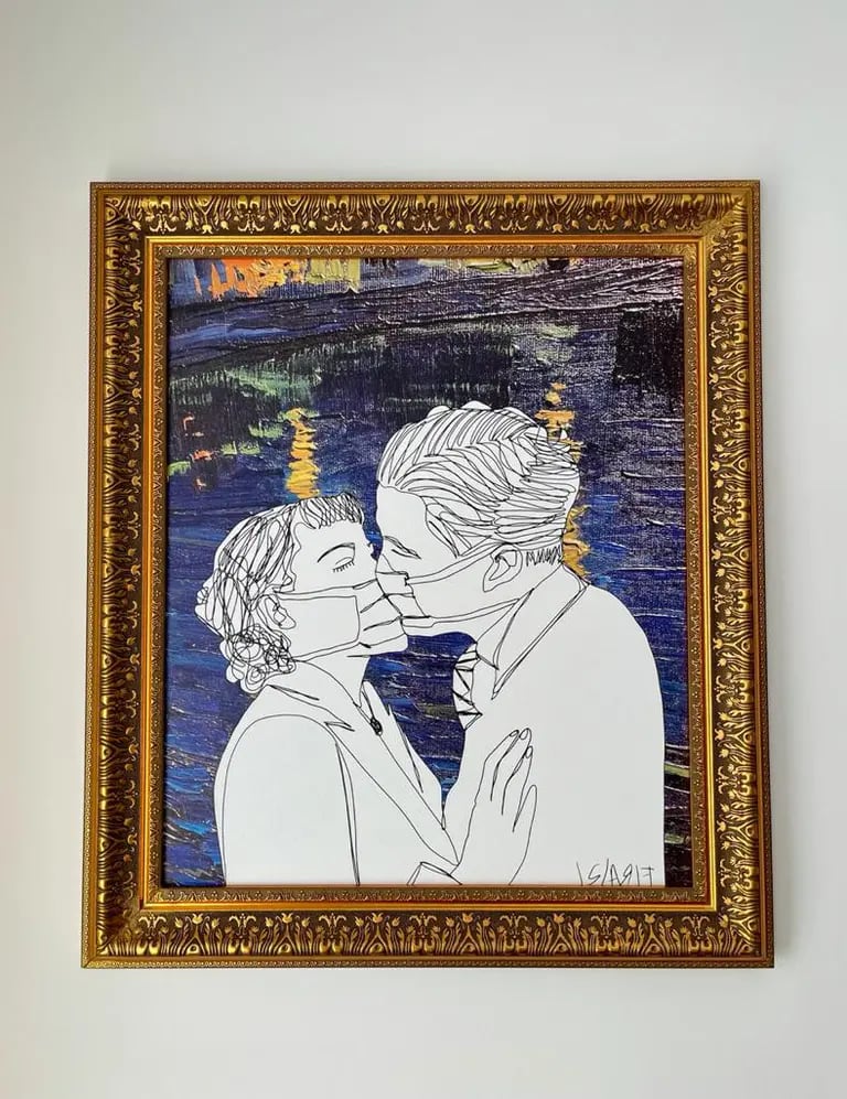 'Beso estrellado', una de las obras más reconocidas de Fira.dfd