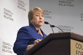 Michelle Bachelet dice que su viaje a China no es una investigación
