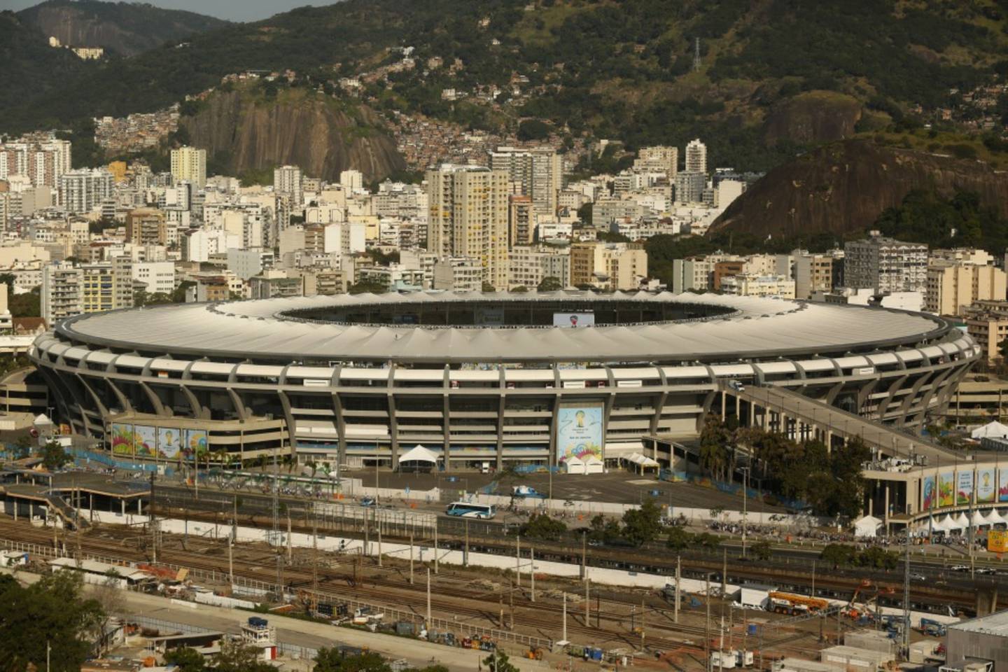El estadio Maracaná en Río de Janeiro, Brasil, el domingo 15 de junio de 2014.