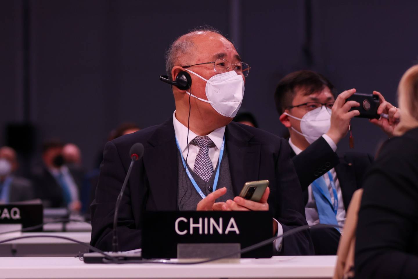 El enviado climático chino a la COP26, Xie Zhenhua.