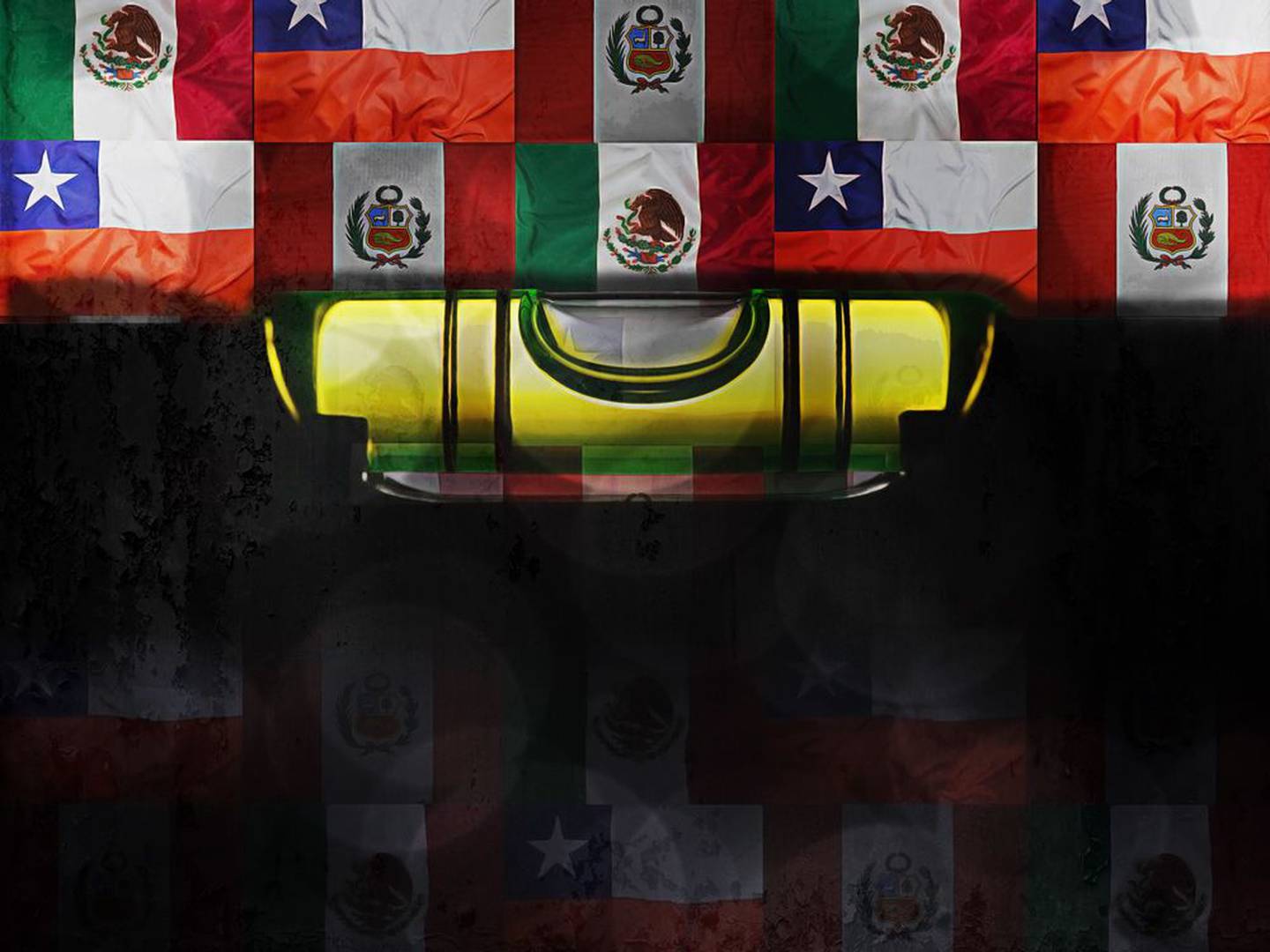 Banderas de distintos países de Latinoamérica. Foto: Bloomberg