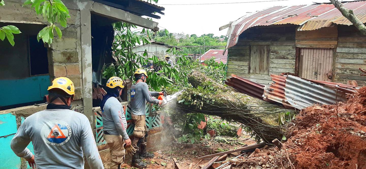 Daños en Bluefields Nicaragua por huracán Julia. viviendas perdieron techos. Foto: Alcaldía de Bluefieldsdfd