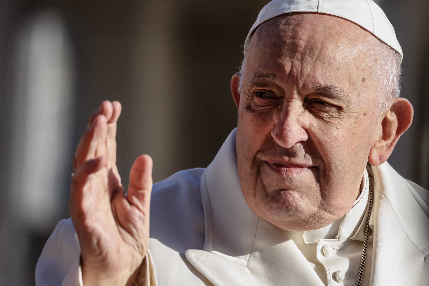 Papa Francisco el 29 de marzo. Fotógrafo: Alessia Pierdomenico/Bloomberg