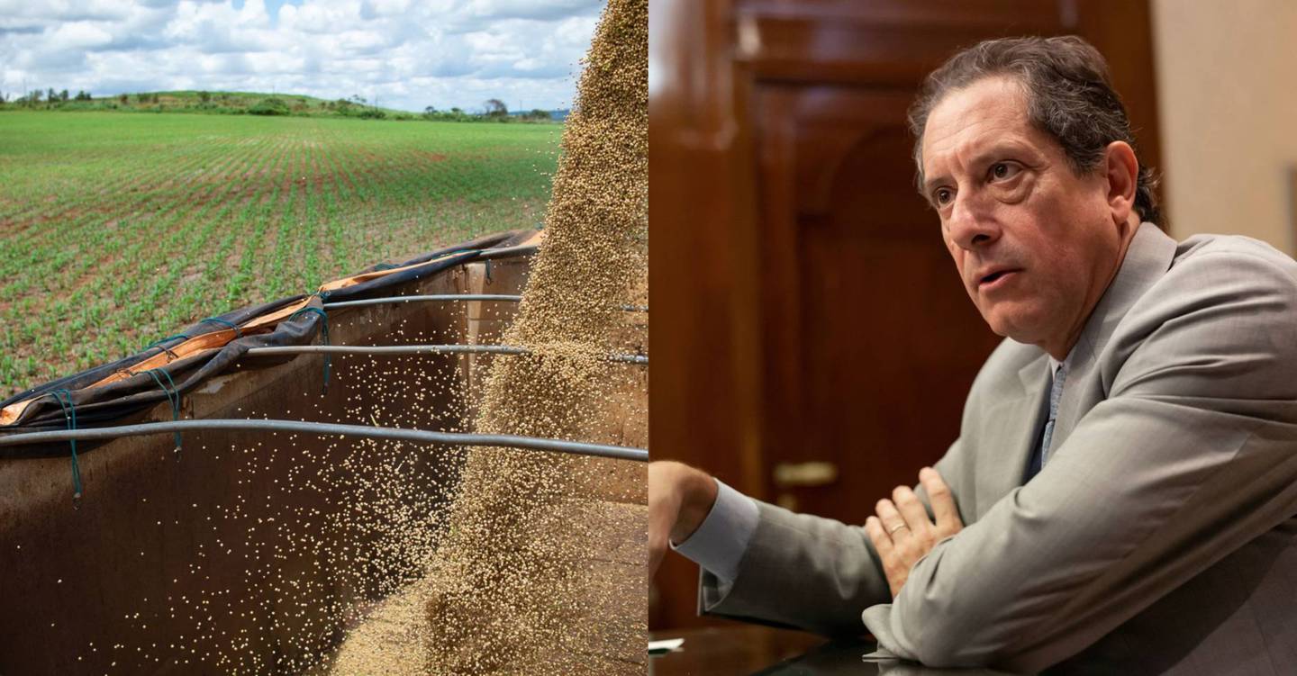 El presidente del Banco Central, Miguel Ángel Pesce, busca lograr que el campo acelere su venta de granos