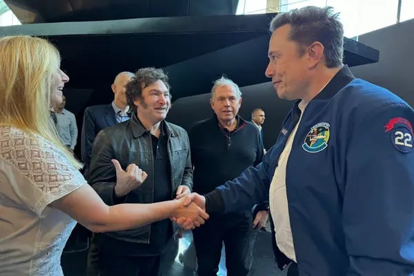 Cumbre entre Elon Musk y Javier Milei.dfd