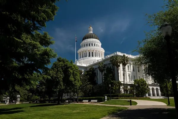 El Capitolio de Sacramento, capital del estado de California.