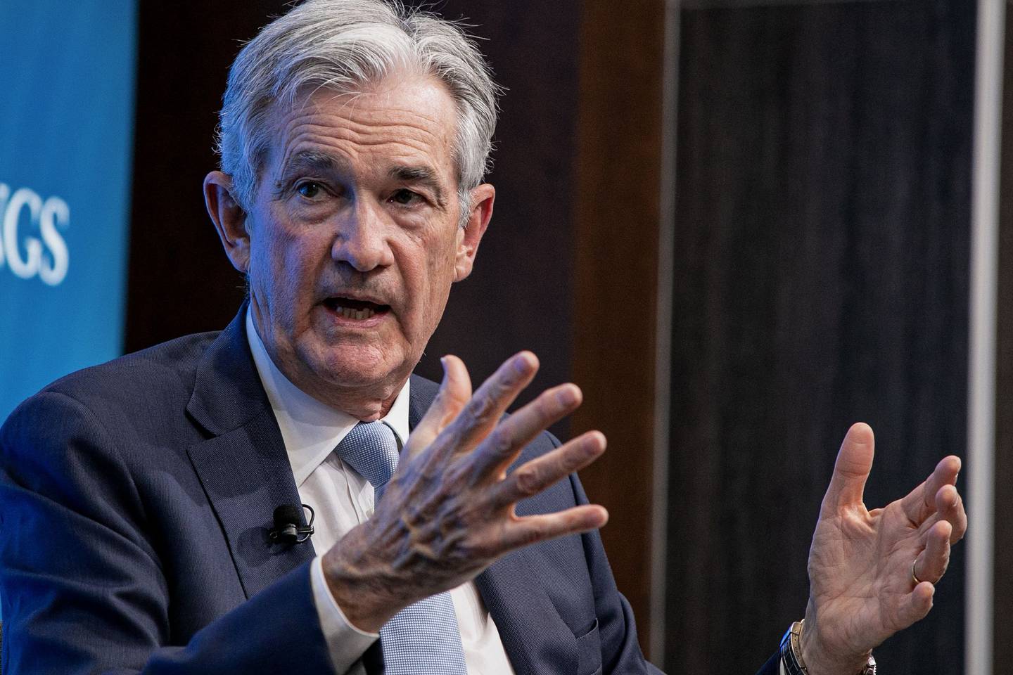 Jerome Powell, chairman of the US Federal Reserve, speaks at the Brookings Institution in Washington, DC, US, on Wednesday, Nov. 30, 2022.