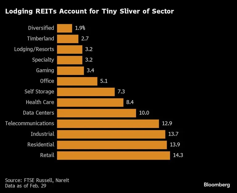 Lodging REITs Account for Tiny Sliver of Sector |dfd