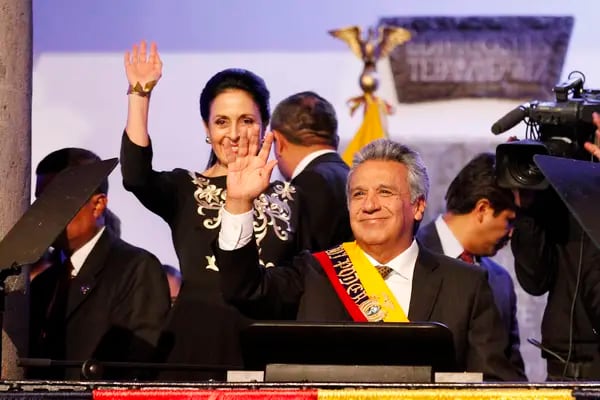 Foto del exmandatario el día de su posesión en 20217. Cortesía: Presidencia del Ecuador.