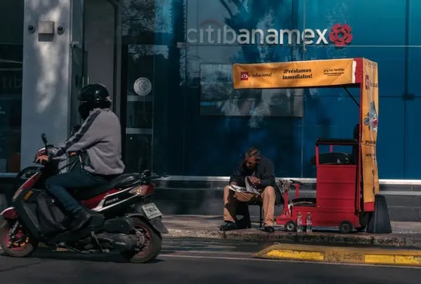 A Banco Nacional de Mexico SA (Banamex) Citibanamex bank branch in Mexico City.