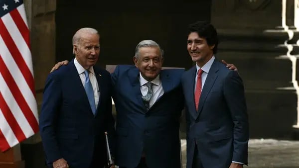 AMLO desconcierta a Biden y Trudeau con monólogo de 28 minutosdfd