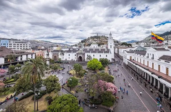 Foto referencial del Centro Histórico de Quito.