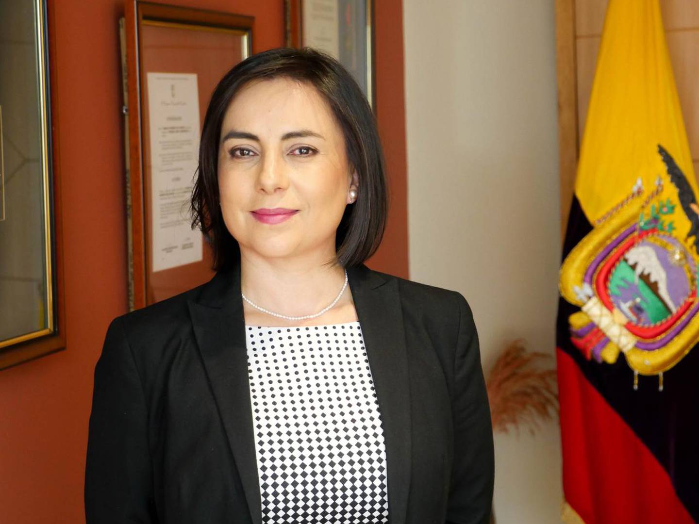 María Eulalia Silva, presidenta de la Cámara de Minería del Ecuador.