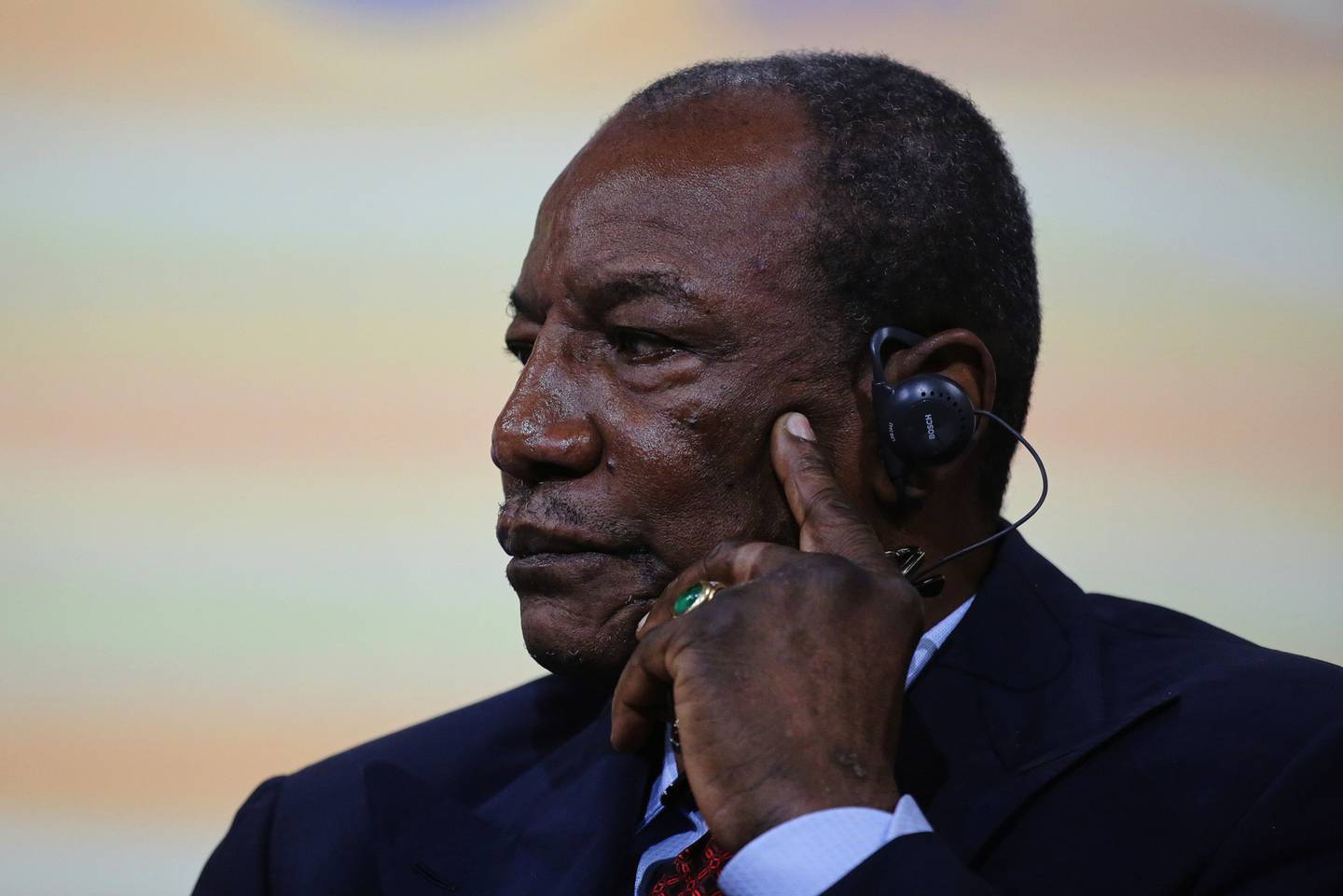 Alpha Conde, presidente de Guinea. Photographer: Andrey Rudakov/Bloomberg