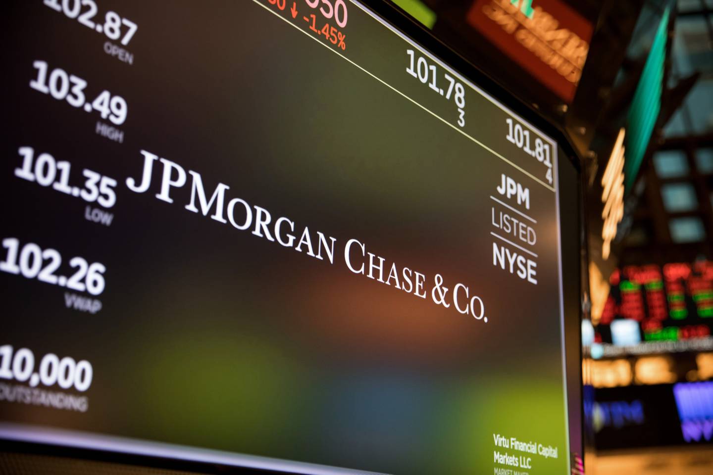 Los banqueros de JP Morgan lograron un trimestre récord.