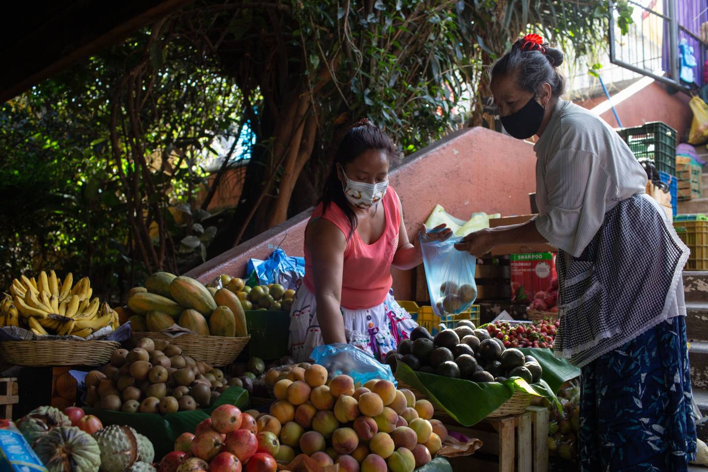 Foto referencial de un mercado en Guatemala.