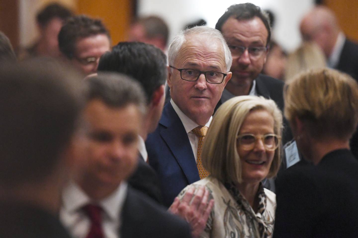 Malcolm Turnbull en la Casa del Parlamento en Canberra, el 10 de febrero de 2020.
dfd