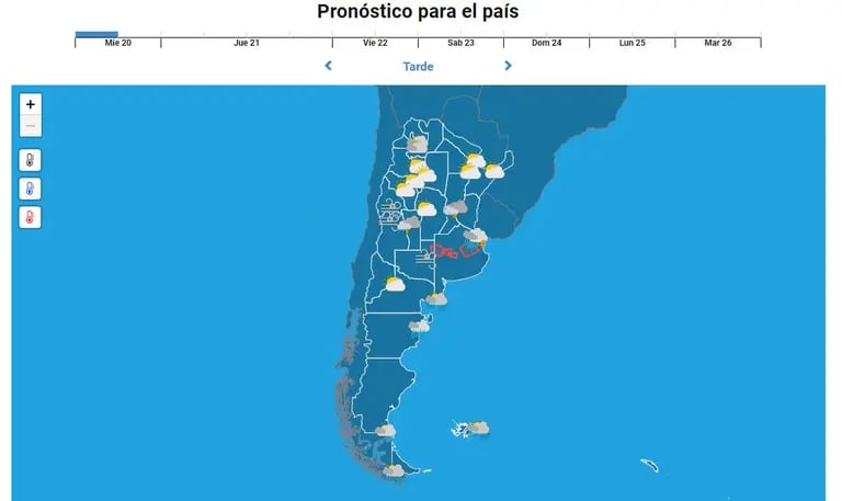 Pronósticos del clima para el país argentino en marzo de 2024.dfd