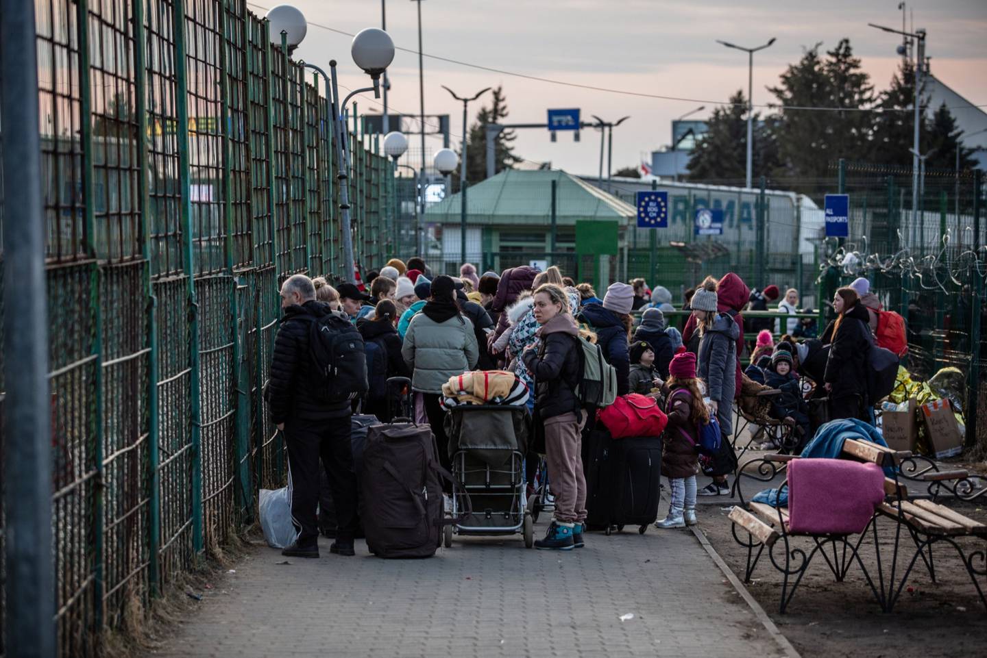 Se calcula que al menos 2,5 millones de ucranianos han huido de su país tras la invasión rusa, y Polonia se ha llevado la mayor parte de la afluencia. Fotógrafo: Ángel García/Bloombergdfd