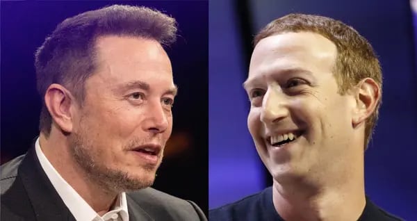 Elon Musk e Mark Zuckerberg: disputa ganha novos contornos