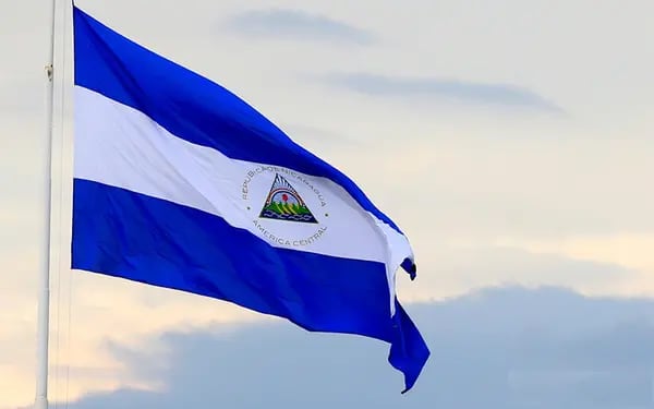 La bandera nicaragüense