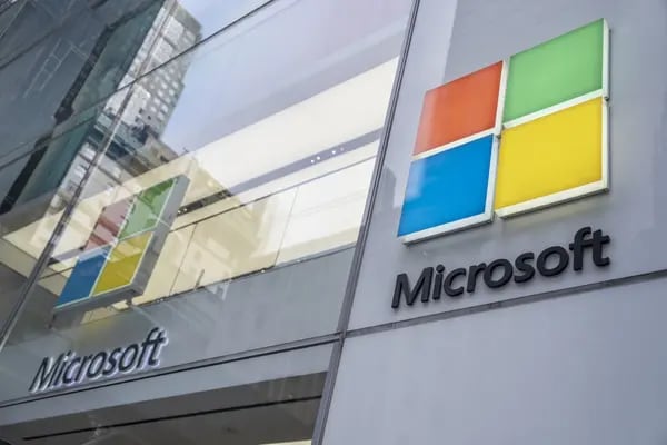 El logo de Microsoft