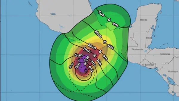 ‘Agatha’ se convertiría en huracán y golpearía a México por el Pacífico dfd
