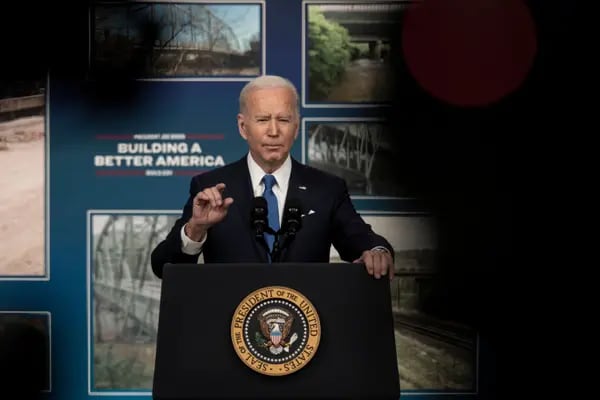 El presidente Joe Biden durante conferencia en Washington, D.C.