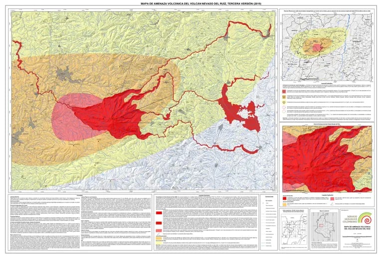 Mapa de Amenaza Volcánica del Volcán Nevado Del Ruiz, Tercera Versión.dfd