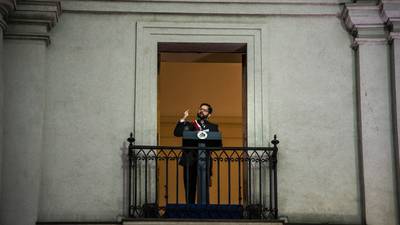 Presidente do Chile está em apuros após só seis semanas no cargodfd