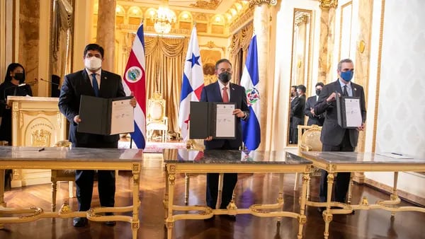 Panamá, Costa Rica y República Dominicana formalizan alianza para el desarrollodfd