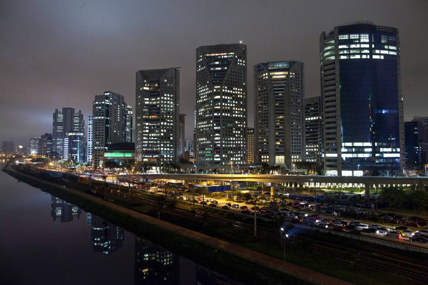 A view of Sao Paulo, Brazil.
