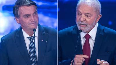 Lula y Bolsonaro se enfrentan en debate antes de reñida segunda vuelta en Brasil dfd