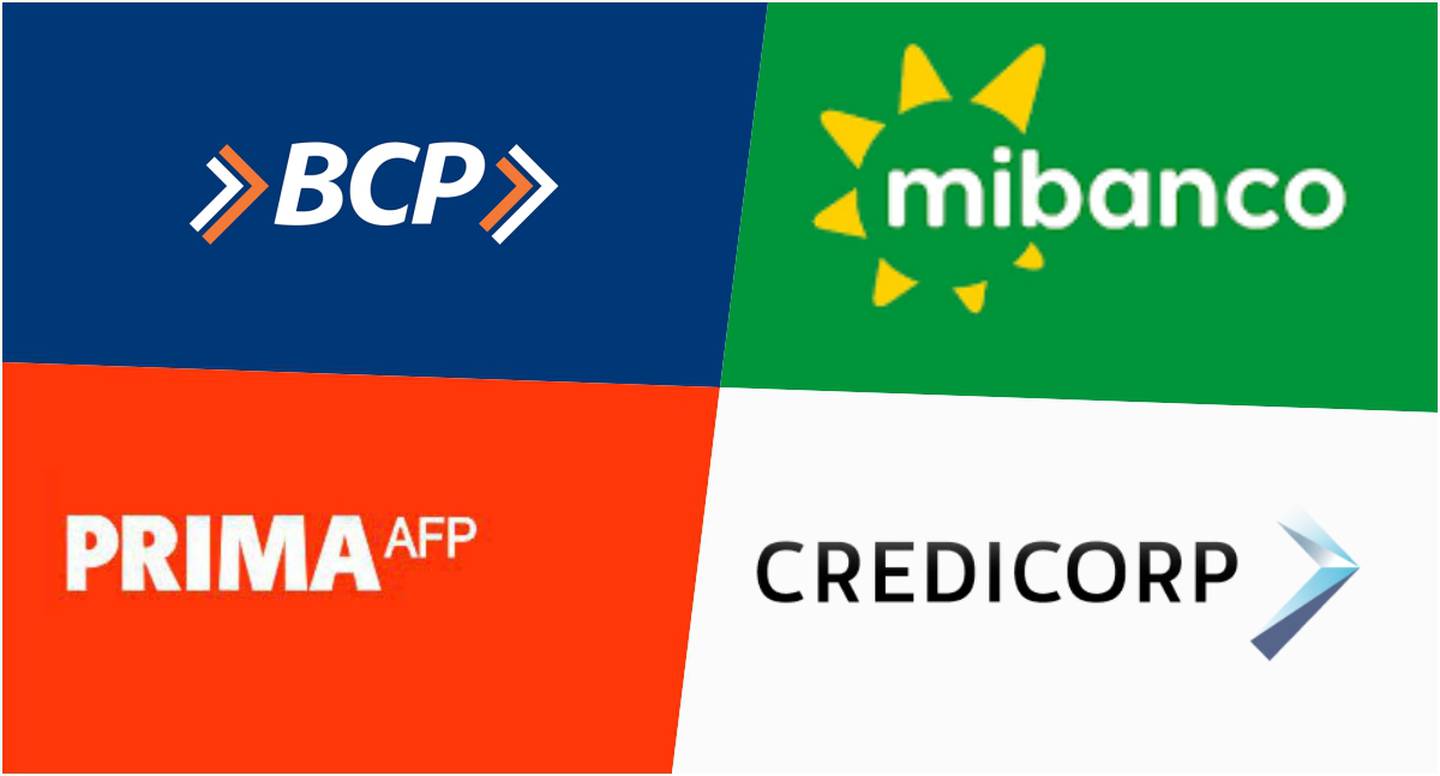 El holding Credicorp es dueño de algunas des estas compañías en el Perú.dfd