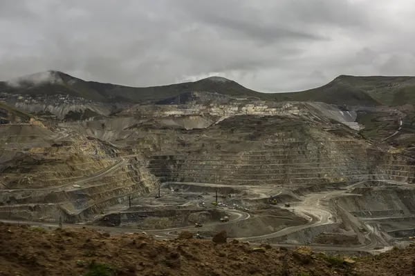 El yacimiento Ferrobamba, uno de los tres que se explotan en Las Bambas, en el distrito peruano de Challhuahuacho