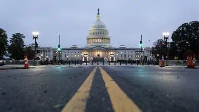 El edificio del Capitolio de EE.UU. en Washington, D.C., EE.UU., el lunes 26 de octubre de 2020.