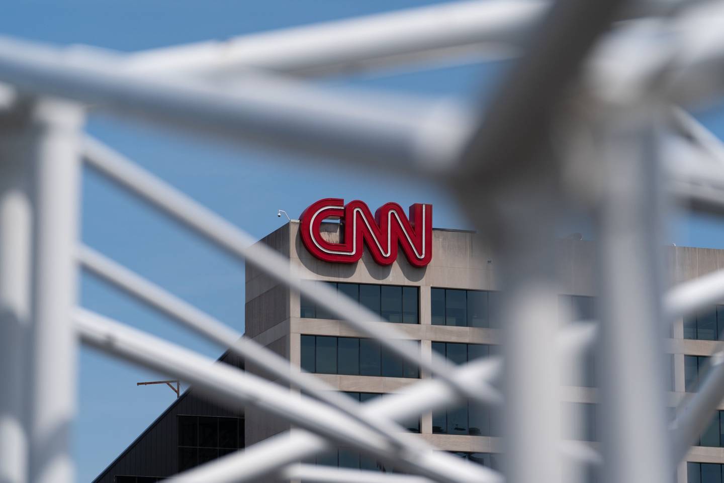 Edificio de CNN en Atlanta, Georgia. Fotógrafo: Elijah Nouvelage/Bloomberg