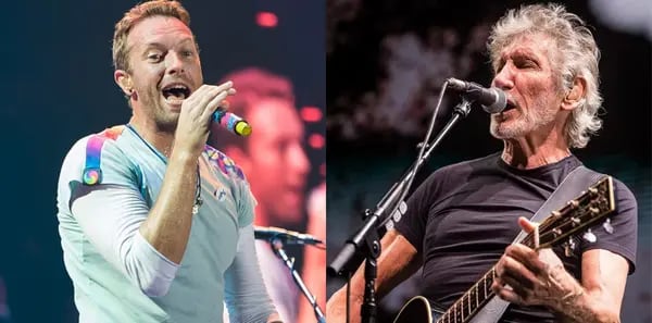 Chris Martin, cantante de Coldplay, banda que acaba de alcanzar el récord de su compatriota, Roger Waters.