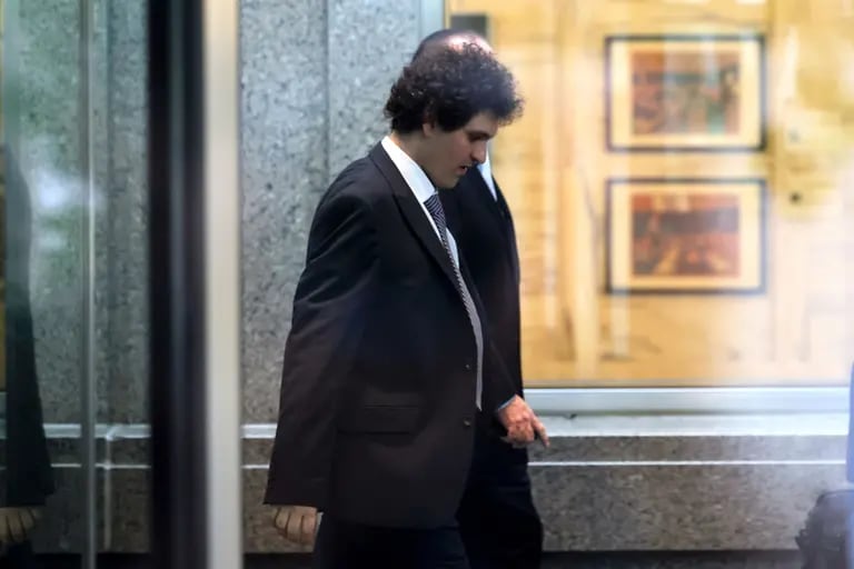 Sam Bankman-Fried llega a una audiencia de fianza en el Tribunal Federal de Manhattan el 11 de agosto en Nueva York.dfd