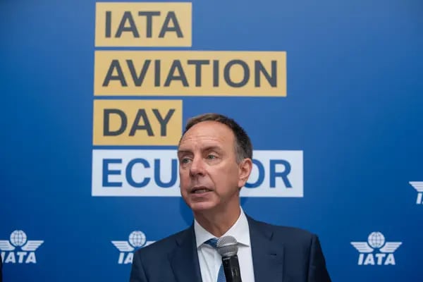 El vicepresidente regional para las Américas de IATA, Peter Cerdá, visitó Ecuador.