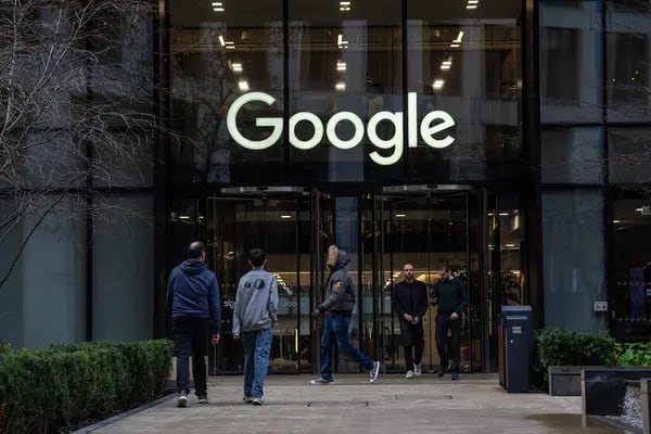 LONDON, ENGLAND - JANUARY 29: Google's UK HQ on January 29, 2024 in London, England. Alphabet Inc, parent company of Google, YouTube, Nest and Waze amongst others, reports Q4 2023 earnings on Tuesday 30th January 2024. Alphabet's gross profit for the twelve months ending September 30, 2023 was $166.033B, a 4.91% increase year-on-year. (Photo by Carl Court/Getty Images)