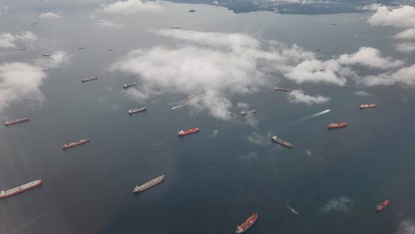 Fila de navios do Canal do Panamá reflete gargalo globaldfd