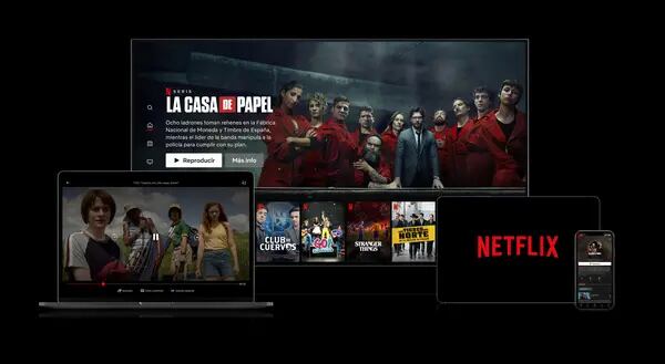 Netflix en distintas plataformas.