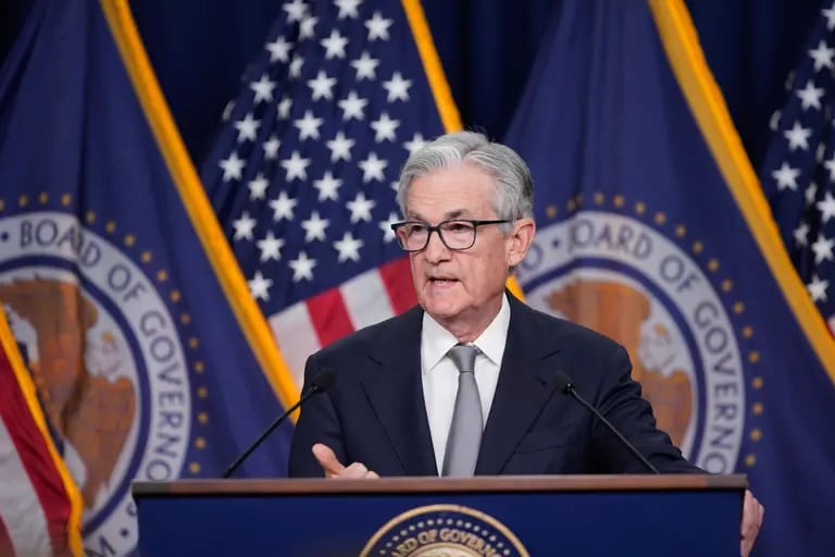 Fed Chair Powell Holds News Conference Following FOMC Rate Decisiondfd